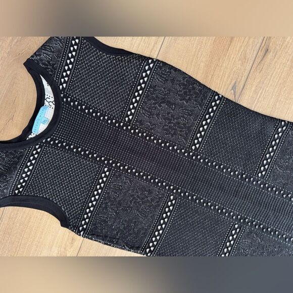 Antonio Melani Black Bodycon Dress Cut-out Overlay Size XS extra small women’s - Picture 2 of 5